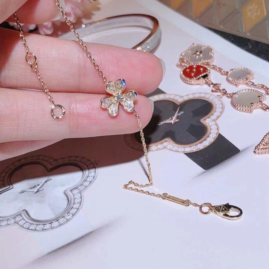 [Marin]FRIVOLE GOLD FLOWER DIAMOND BRACELET