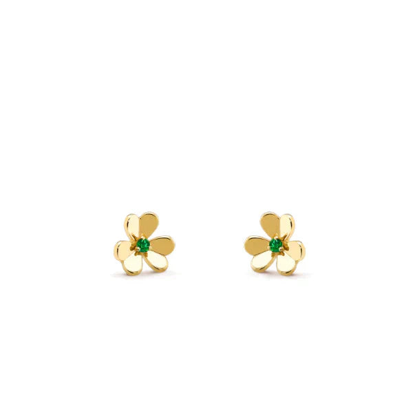 [Marin]BOUCLES D'OREILLES MALACHITE FRIVOLE