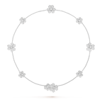 [Marin]FRIVOLE SILVER 9 FLOWERS NECKLACE