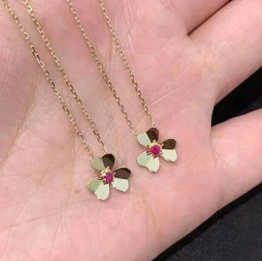 [Marin]FRIVOLE GOLD FLOWER NECKLACE