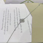 [Marin]CLOVER  SINGLE FLOWER BRACELET SILVER
