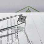 [Marin]CLOVER  SINGLE FLOWER BRACELET SILVER