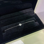 [Marin]CLOVER  SINGLE FLOWER BRACELET SILVER