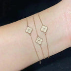 [Marin]CLOVER SINGLE FLOWER BRACELET