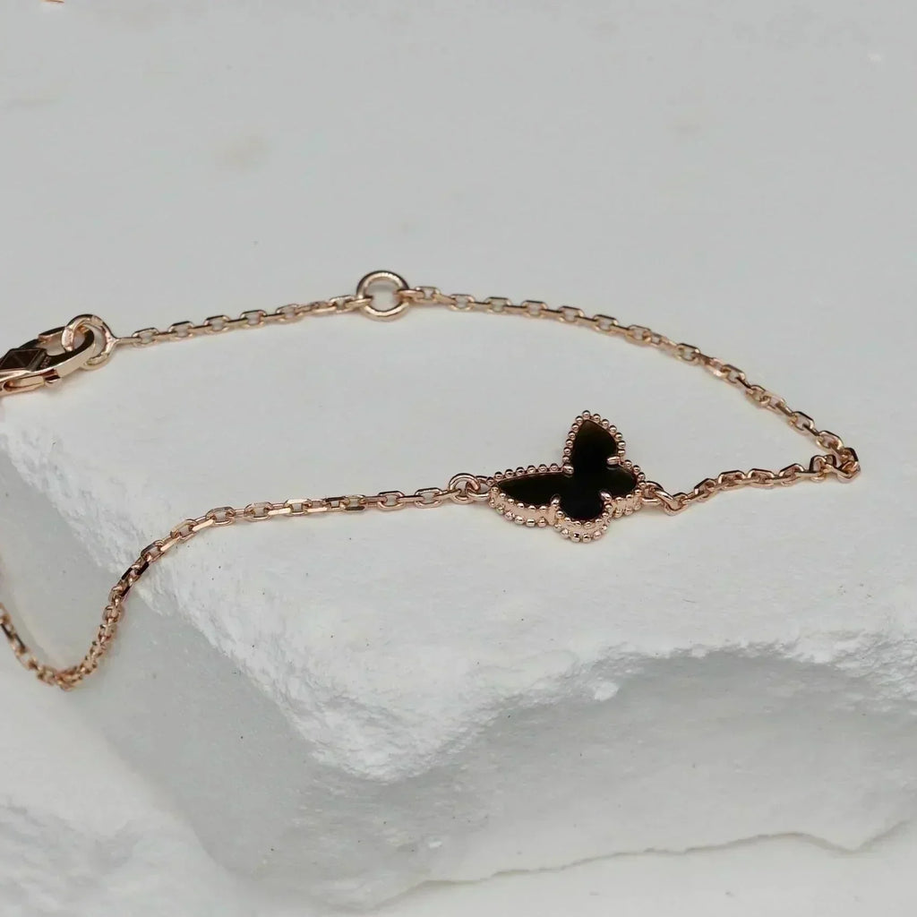[Marin]BUTTERFLY ONYX BRACELET PAPILLON
