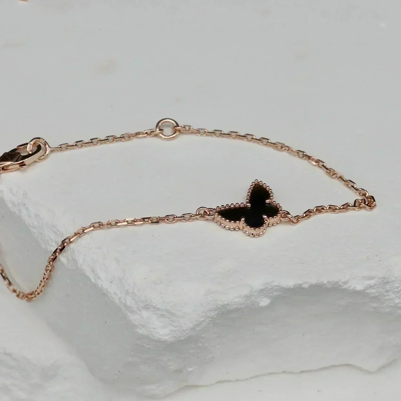 [Marin]BUTTERFLY ONYX  BUTTERFLY BRACELET
