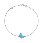 [Marin]BUTTERFLY TURQUOISE BUTTERFLY BRACELET SILVER