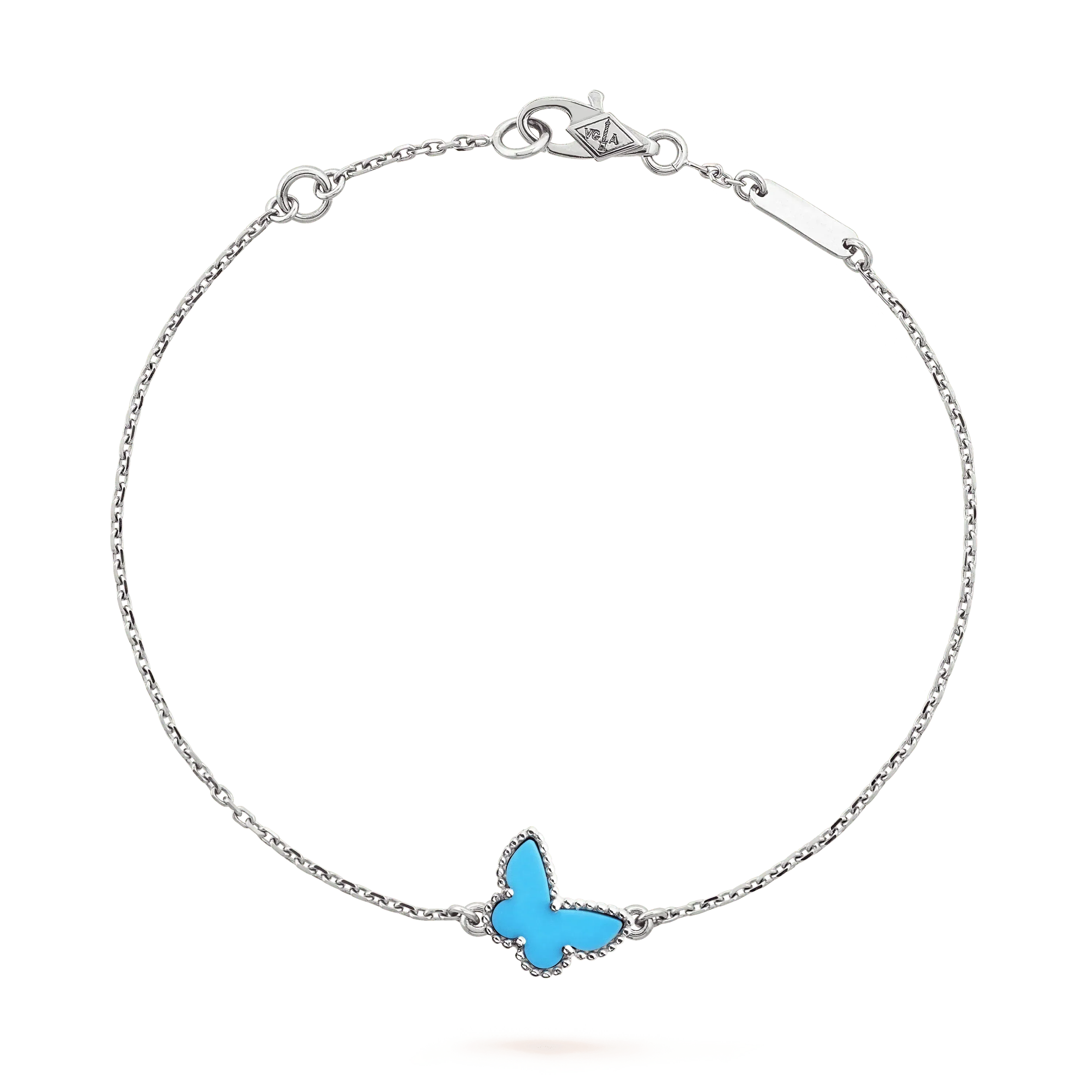 [Marin]BUTTERFLY TURQUOISE BUTTERFLY BRACELET SILVER