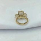 [Marin]SWEET CLOVER WHITE MOP RING