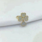 [Marin]SWEET CLOVER WHITE MOP RING