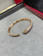 [Marin]PANTHERE FULL DIAMOND OPEN BRACELET