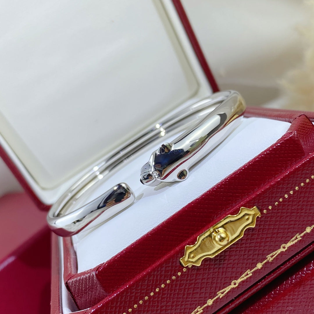 [Marin]PANTHERE SILVER OPEN BRACELET