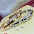 [Marin]BRACELET OUVERT PANTHÈRE ARGENT