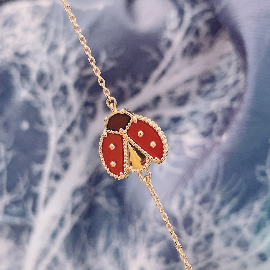 [Marin]LUCKY SPRING 1 MOTIF PINK GOLD BRACELET