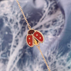 [Marin]LUCKY SPRING 1 MOTIF PINK GOLD BRACELET