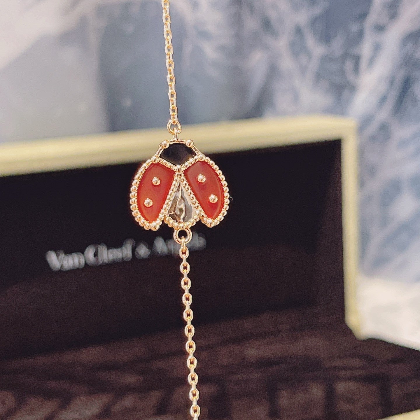 [Marin]LUCKY SPRING 1 MOTIF PINK GOLD BRACELET