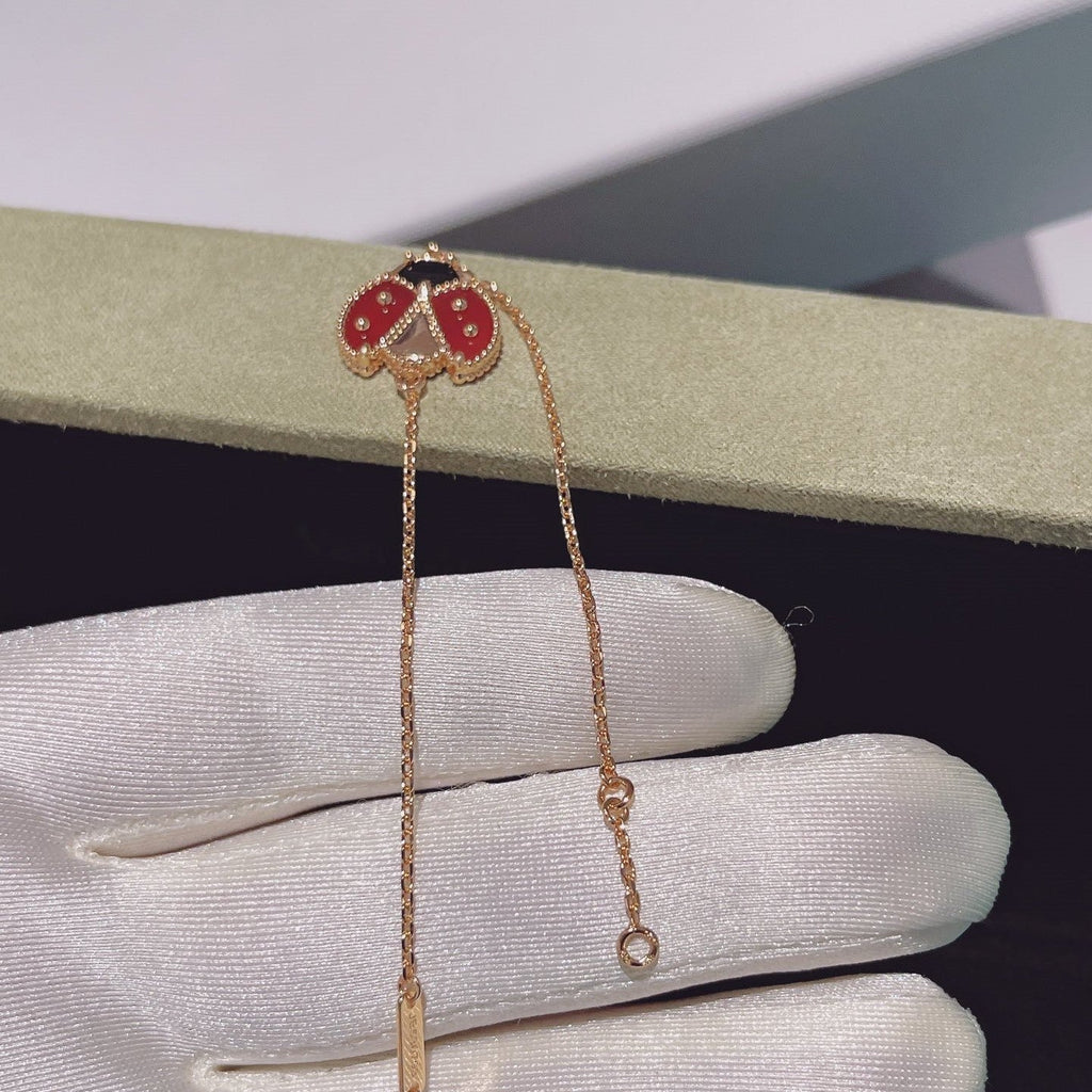 [Marin]LUCKY SPRING 1 MOTIF PINK GOLD BRACELET