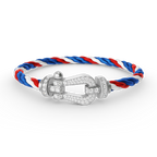 [Marin]FORCE LARGE HORSESHOE FULL DIAMOND BRACELET SILVER