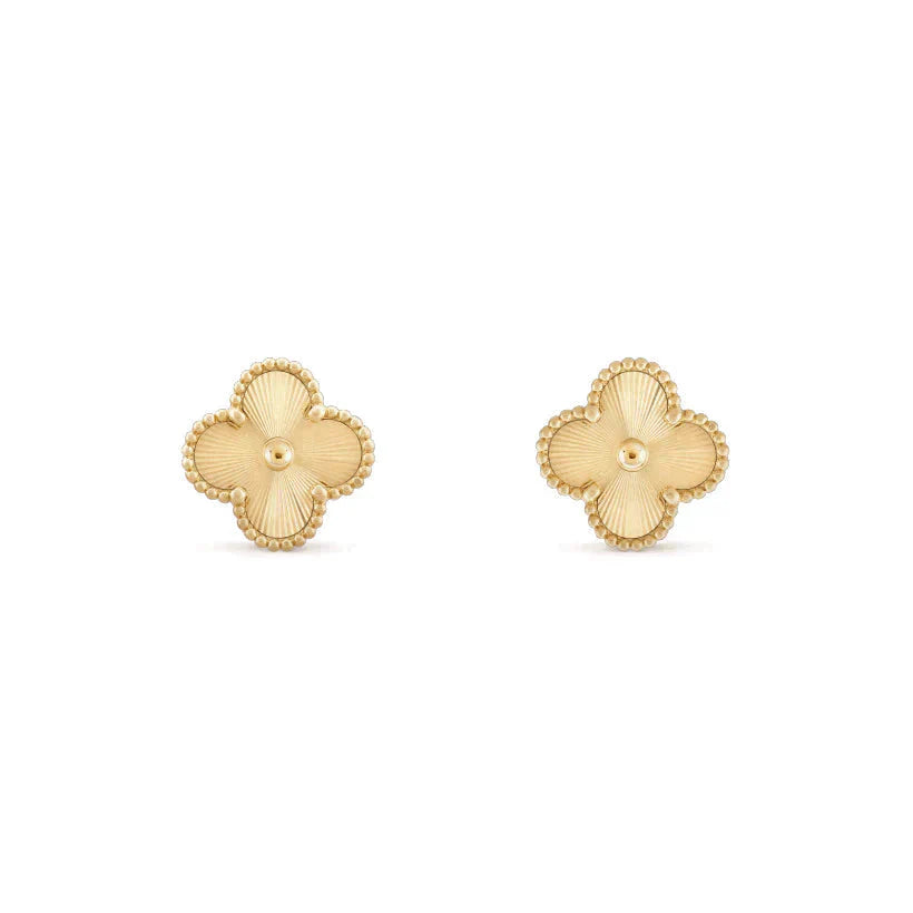 [Marin]CLOVER MEDIUM 1 MOTIFS LASER EARRINGS