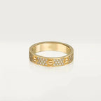 [Marin]LOVE RING 3.6MM DIAMOND PAVED
