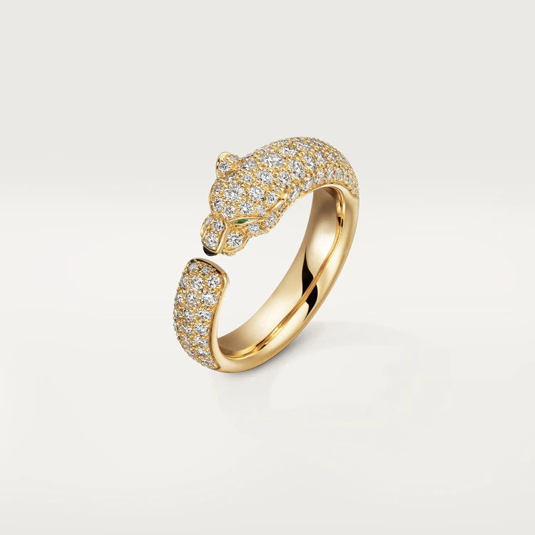 [Marin]PANTHERE PINK GOLD DIAMOND RING