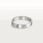 [Marin]LOVE RING 4MM 1 DIAMOND SILVER